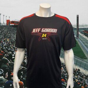 NASCAR Jeff Gordon 24 NASCAR Black Red Shirt XL